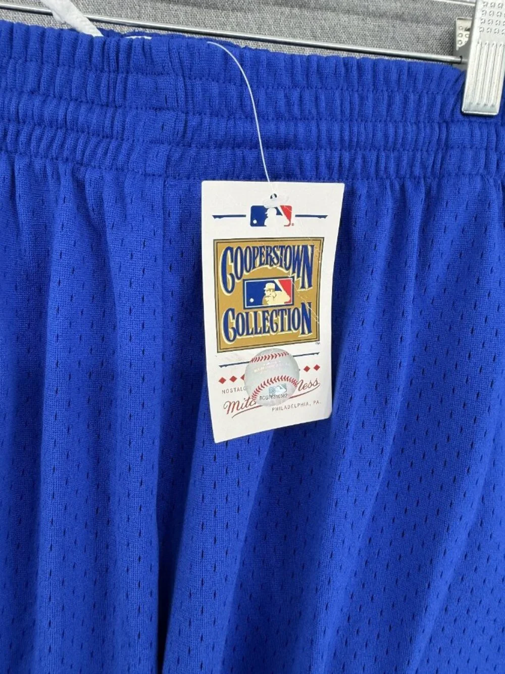 Mitchell & Ness Cooperstown Atlanta Braves Royal Mesh Team Shorts Mens 2XL 8